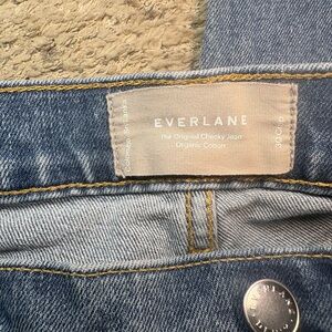 Flattering high-rise Everlane Cheeky jeans with a classic straight leg timeless